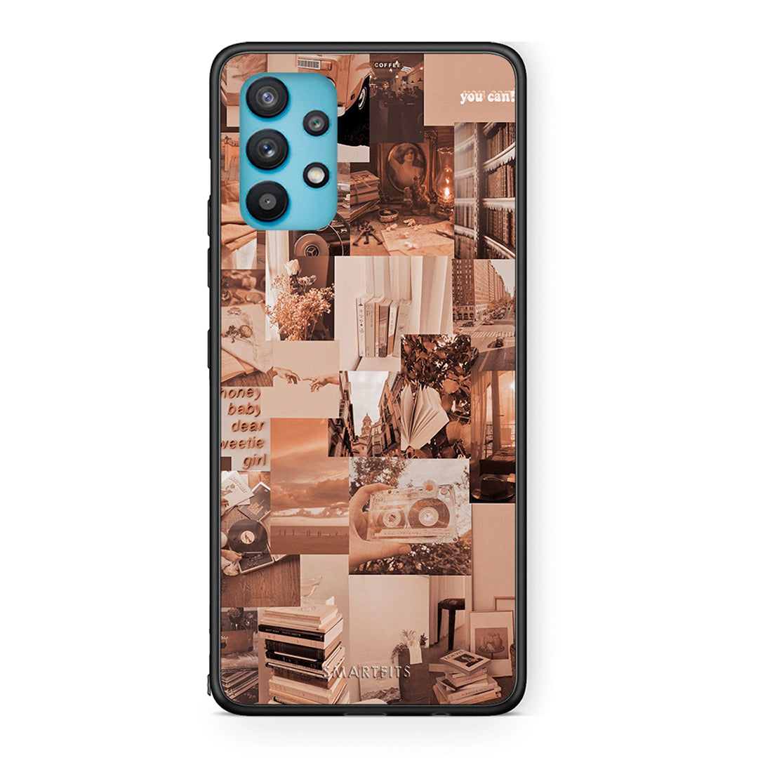Samsung Galaxy A32 5G Collage You Can Θήκη Αγίου Βαλεντίνου από τη Smartfits με σχέδιο στο πίσω μέρος και μαύρο περίβλημα | Smartphone case with colorful back and black bezels by Smartfits
