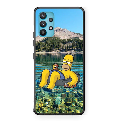Samsung Galaxy A32 5G Summer Happiness Θήκη από τη Smartfits με σχέδιο στο πίσω μέρος και μαύρο περίβλημα | Smartphone case with colorful back and black bezels by Smartfits