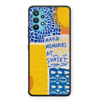 Thumbnail for Samsung Galaxy A32 5G Sunset Memories Θήκη από τη Smartfits με σχέδιο στο πίσω μέρος και μαύρο περίβλημα | Smartphone case with colorful back and black bezels by Smartfits