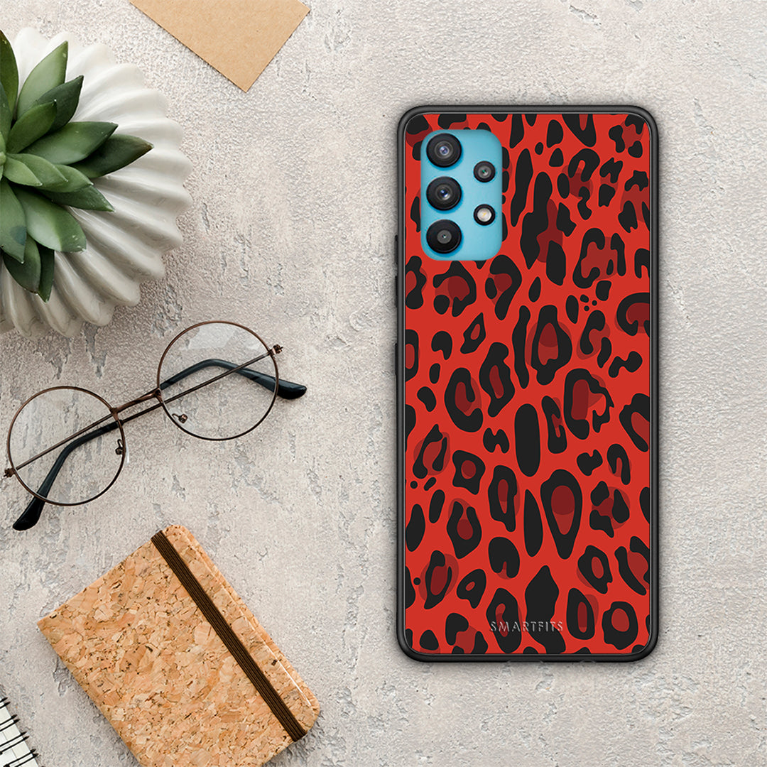 Animal Red Leopard - Samsung Galaxy A32 5G θήκη
