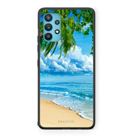 Thumbnail for Samsung Galaxy A32 5G  Beautiful Beach θήκη από τη Smartfits με σχέδιο στο πίσω μέρος και μαύρο περίβλημα | Smartphone case with colorful back and black bezels by Smartfits