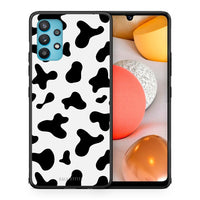Thumbnail for Θήκη Samsung Galaxy A32 5G  Cow Print από τη Smartfits με σχέδιο στο πίσω μέρος και μαύρο περίβλημα | Samsung Galaxy A32 5G  Cow Print case with colorful back and black bezels