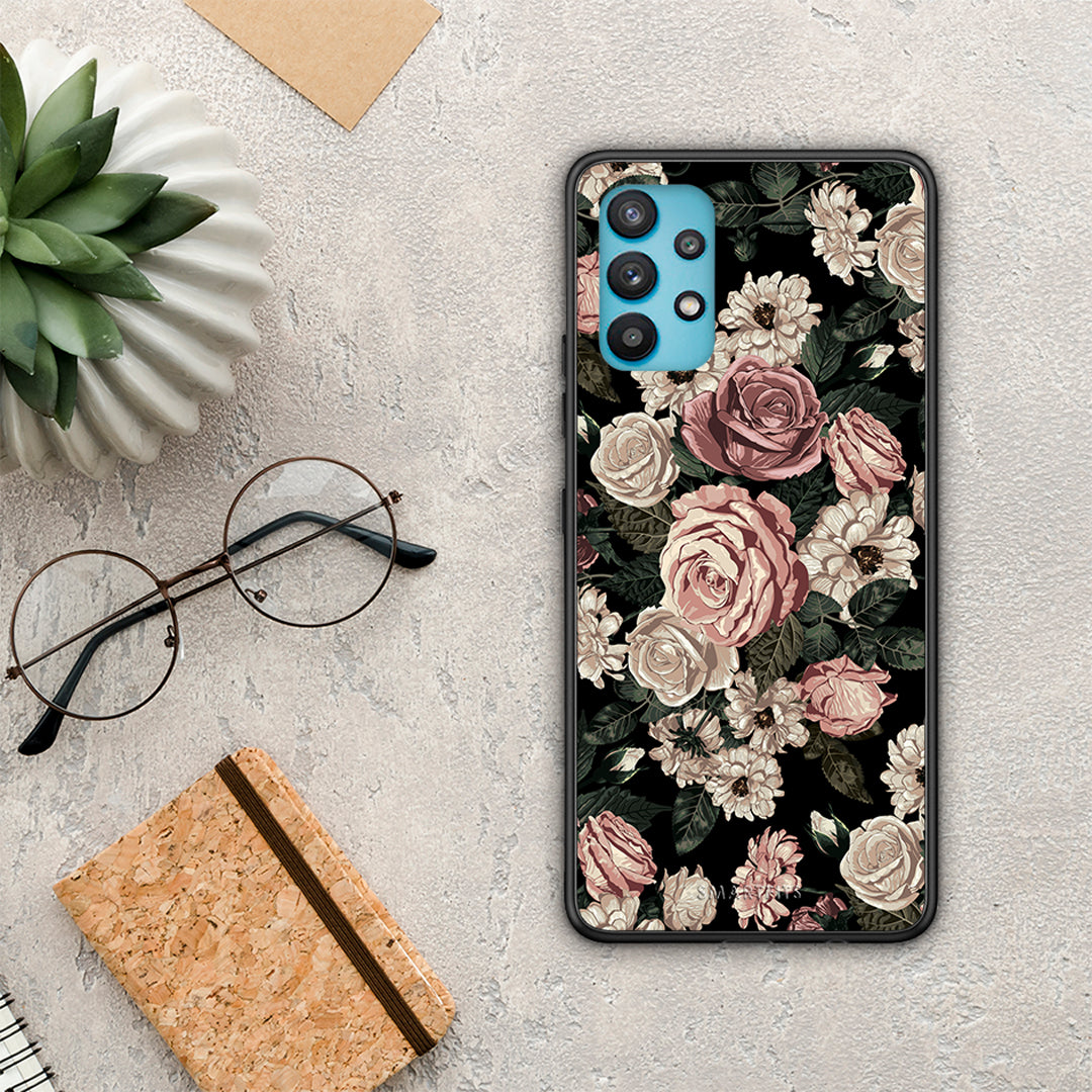 Flower Wild Roses - Samsung Galaxy A32 5G θήκη