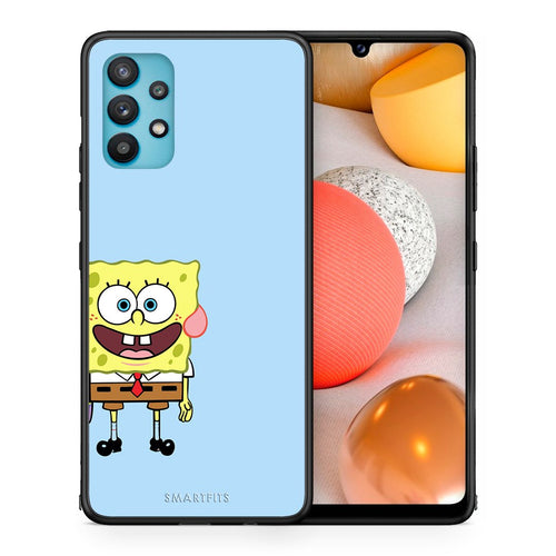 Θήκη Samsung Galaxy A32 5G  Friends Bob από τη Smartfits με σχέδιο στο πίσω μέρος και μαύρο περίβλημα | Samsung Galaxy A32 5G  Friends Bob case with colorful back and black bezels