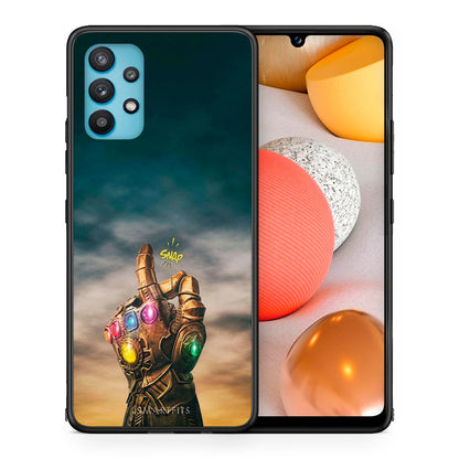 Θήκη Samsung Galaxy A32 5G  Infinity Snap από τη Smartfits με σχέδιο στο πίσω μέρος και μαύρο περίβλημα | Samsung Galaxy A32 5G  Infinity Snap case with colorful back and black bezels