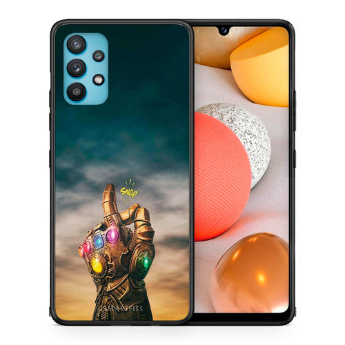 Θήκη Samsung Galaxy A32 5G  Infinity Snap από τη Smartfits με σχέδιο στο πίσω μέρος και μαύρο περίβλημα | Samsung Galaxy A32 5G  Infinity Snap case with colorful back and black bezels