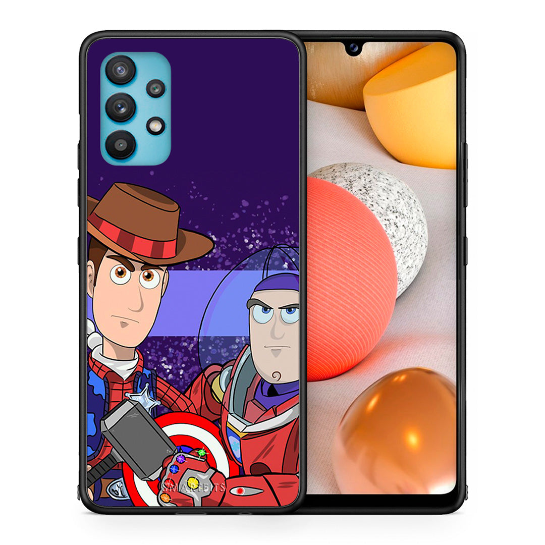 Θήκη Samsung Galaxy A32 5G  Infinity Story από τη Smartfits με σχέδιο στο πίσω μέρος και μαύρο περίβλημα | Samsung Galaxy A32 5G  Infinity Story case with colorful back and black bezels