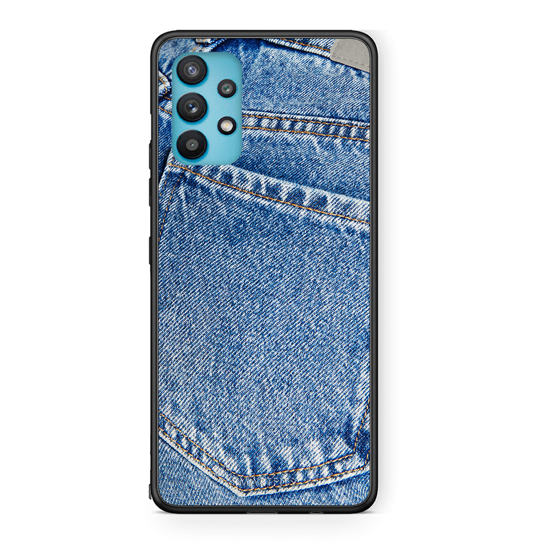 Samsung Galaxy A32 5G  Jeans Pocket θήκη από τη Smartfits με σχέδιο στο πίσω μέρος και μαύρο περίβλημα | Smartphone case with colorful back and black bezels by Smartfits