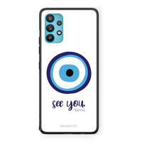 Thumbnail for Samsung Galaxy A32 5G  Karma Says θήκη από τη Smartfits με σχέδιο στο πίσω μέρος και μαύρο περίβλημα | Smartphone case with colorful back and black bezels by Smartfits