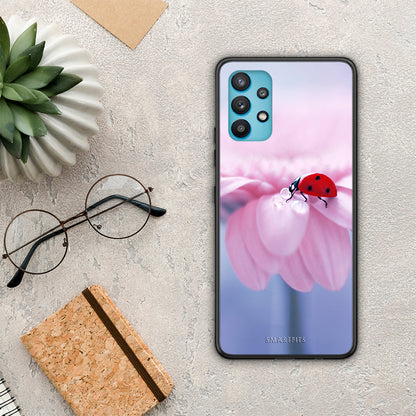 Ladybug Flower - Samsung Galaxy A32 5G θήκη