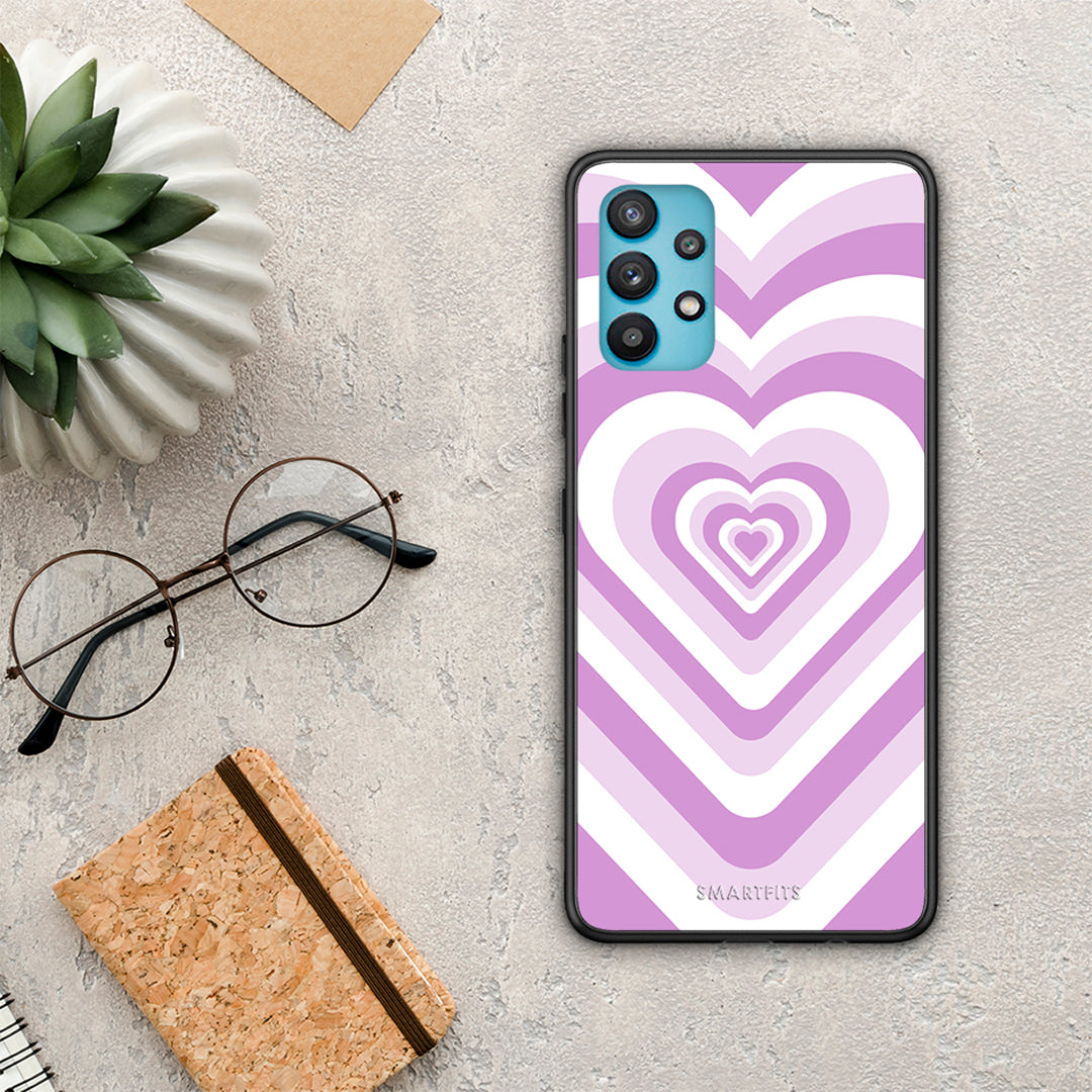 Lilac Hearts - Samsung Galaxy A32 5G θήκη