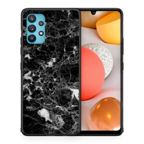 Θήκη Samsung Galaxy A32 5G  Male Marble από τη Smartfits με σχέδιο στο πίσω μέρος και μαύρο περίβλημα | Samsung Galaxy A32 5G  Male Marble case with colorful back and black bezels