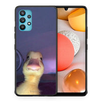Thumbnail for Θήκη Samsung Galaxy A32 5G  Meme Duck από τη Smartfits με σχέδιο στο πίσω μέρος και μαύρο περίβλημα | Samsung Galaxy A32 5G  Meme Duck case with colorful back and black bezels