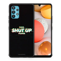 Thumbnail for Θήκη Samsung Galaxy A32 5G  OMG ShutUp από τη Smartfits με σχέδιο στο πίσω μέρος και μαύρο περίβλημα | Samsung Galaxy A32 5G  OMG ShutUp case with colorful back and black bezels