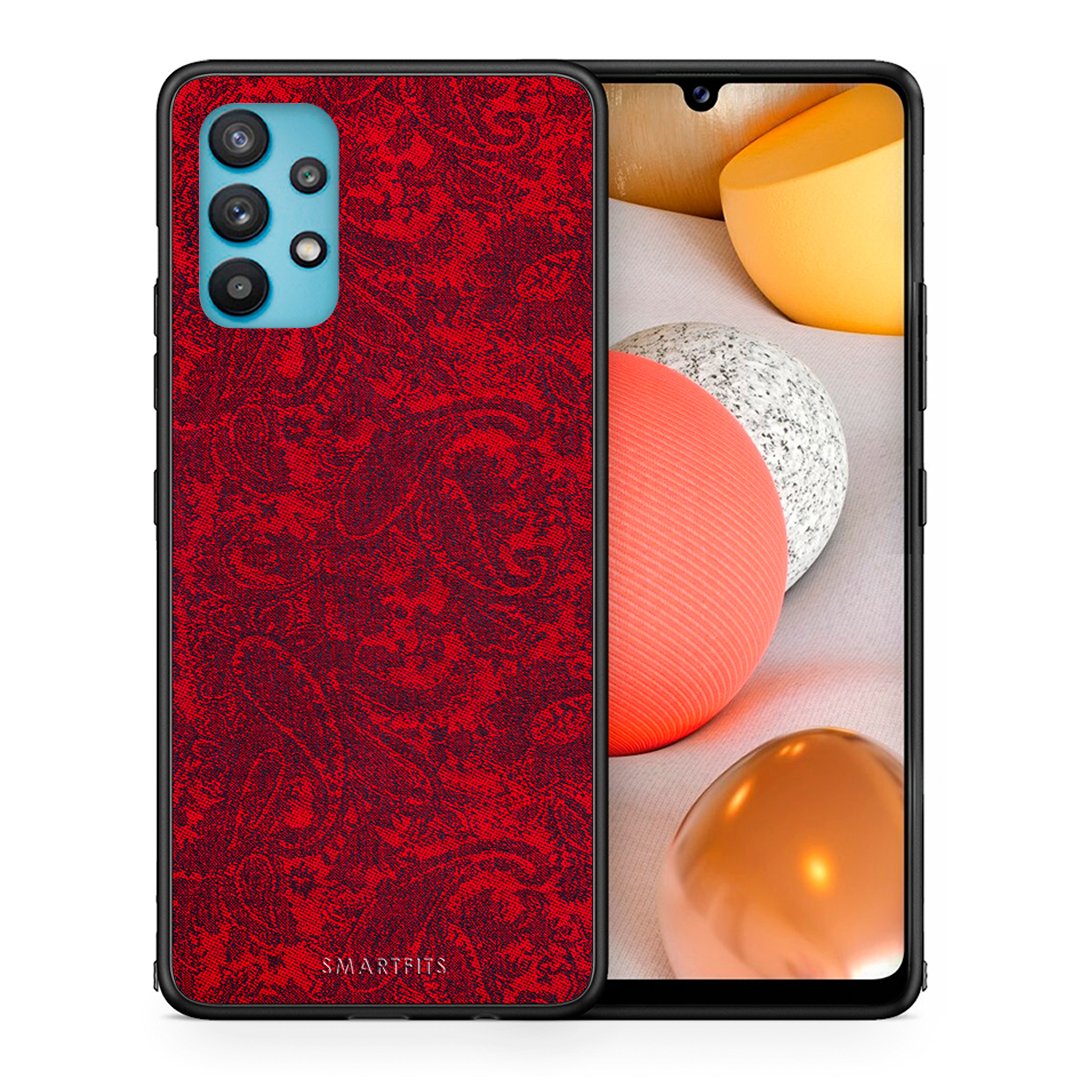 Θήκη Samsung Galaxy A32 5G  Paisley Cashmere από τη Smartfits με σχέδιο στο πίσω μέρος και μαύρο περίβλημα | Samsung Galaxy A32 5G  Paisley Cashmere case with colorful back and black bezels