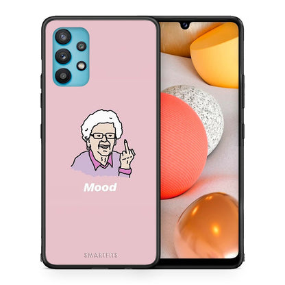 Θήκη Samsung Galaxy A32 5G  Mood PopArt από τη Smartfits με σχέδιο στο πίσω μέρος και μαύρο περίβλημα | Samsung Galaxy A32 5G  Mood PopArt case with colorful back and black bezels
