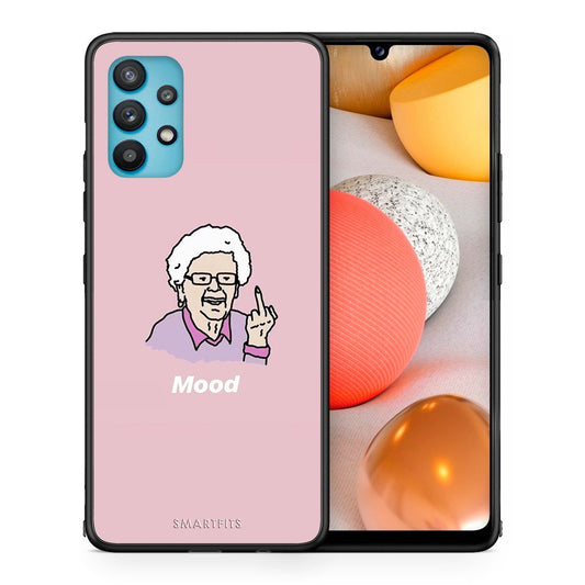 Θήκη Samsung Galaxy A32 5G  Mood PopArt από τη Smartfits με σχέδιο στο πίσω μέρος και μαύρο περίβλημα | Samsung Galaxy A32 5G  Mood PopArt case with colorful back and black bezels