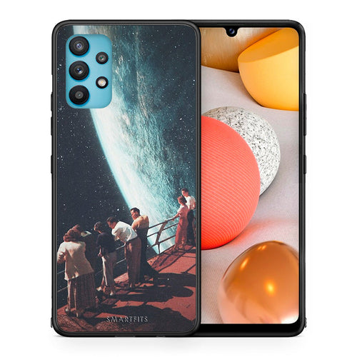 Θήκη Samsung Galaxy A32 5G  Surreal View από τη Smartfits με σχέδιο στο πίσω μέρος και μαύρο περίβλημα | Samsung Galaxy A32 5G  Surreal View case with colorful back and black bezels