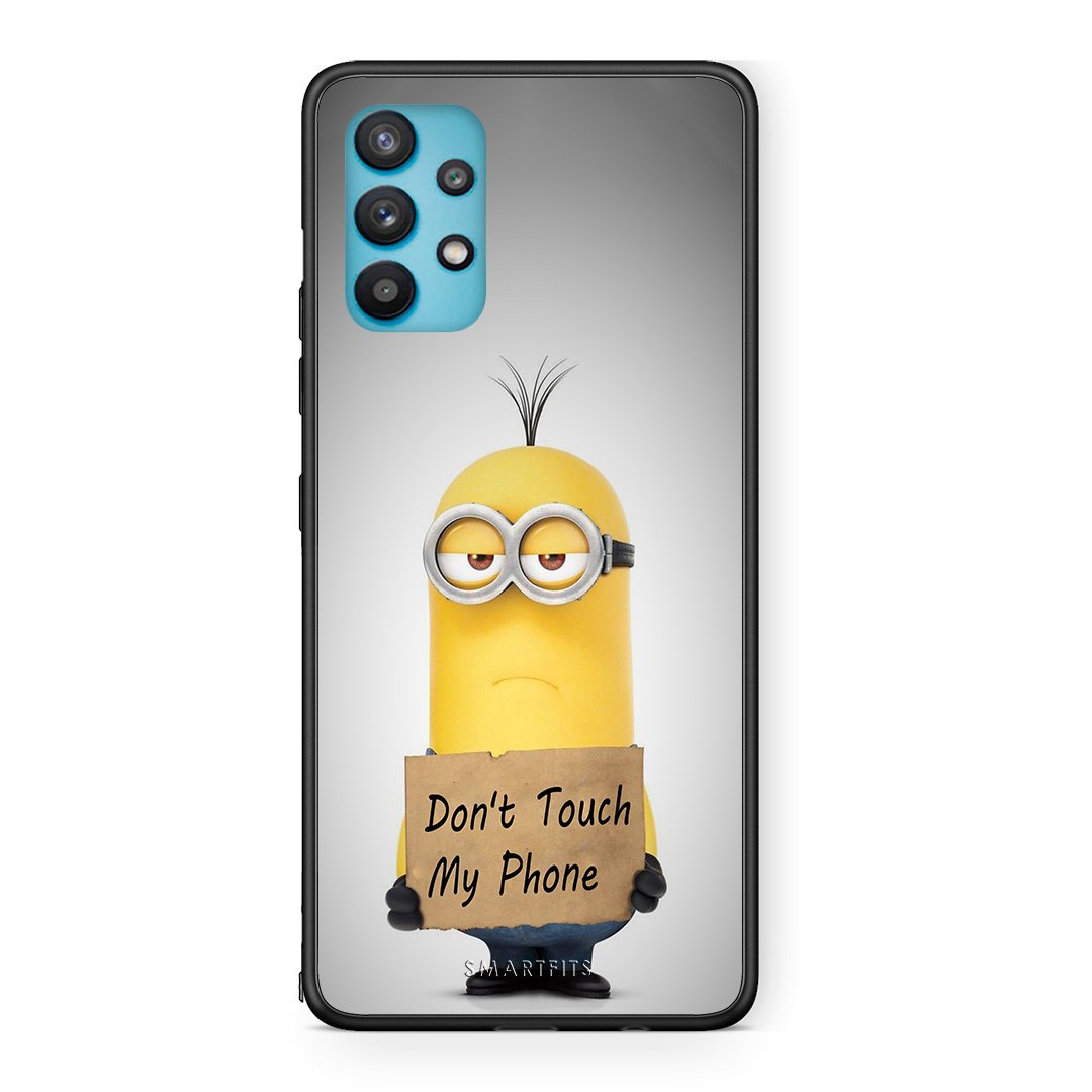 4 - Samsung Galaxy A32 5G  Minion Text case, cover, bumper
