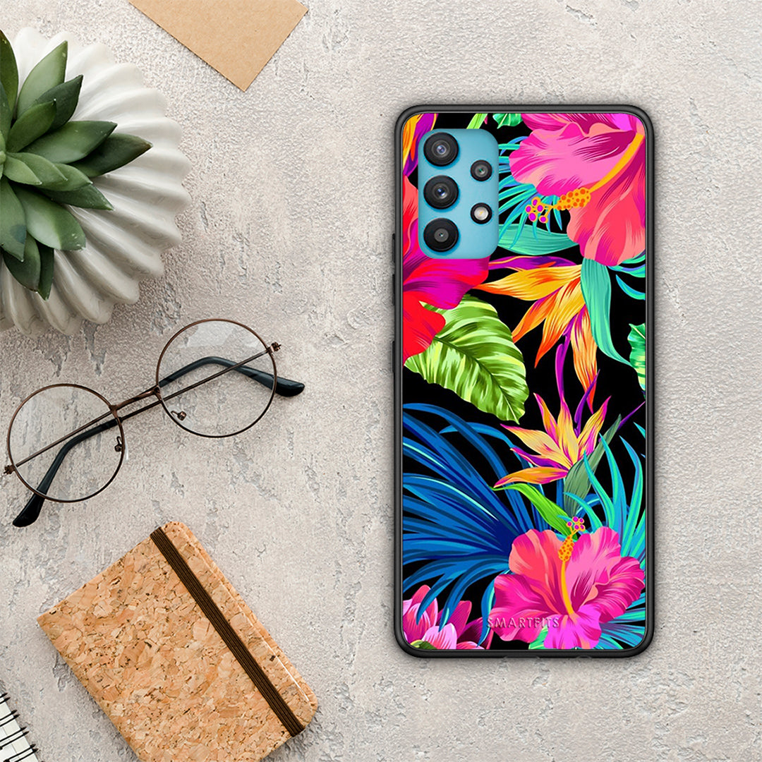 Tropical Flowers - Samsung Galaxy A32 5G θήκη