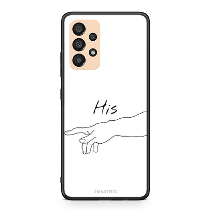 Samsung A33 5G Aeshetic Love 2 Θήκη Αγίου Βαλεντίνου από τη Smartfits με σχέδιο στο πίσω μέρος και μαύρο περίβλημα | Smartphone case with colorful back and black bezels by Smartfits