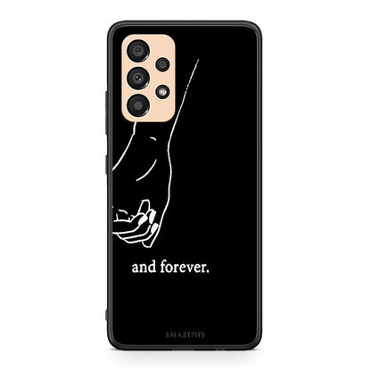 Samsung A33 5G Always & Forever 2 Θήκη Αγίου Βαλεντίνου από τη Smartfits με σχέδιο στο πίσω μέρος και μαύρο περίβλημα | Smartphone case with colorful back and black bezels by Smartfits