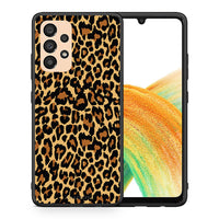 Thumbnail for Θήκη Samsung A33 5G Leopard Animal από τη Smartfits με σχέδιο στο πίσω μέρος και μαύρο περίβλημα | Samsung A33 5G Leopard Animal case with colorful back and black bezels