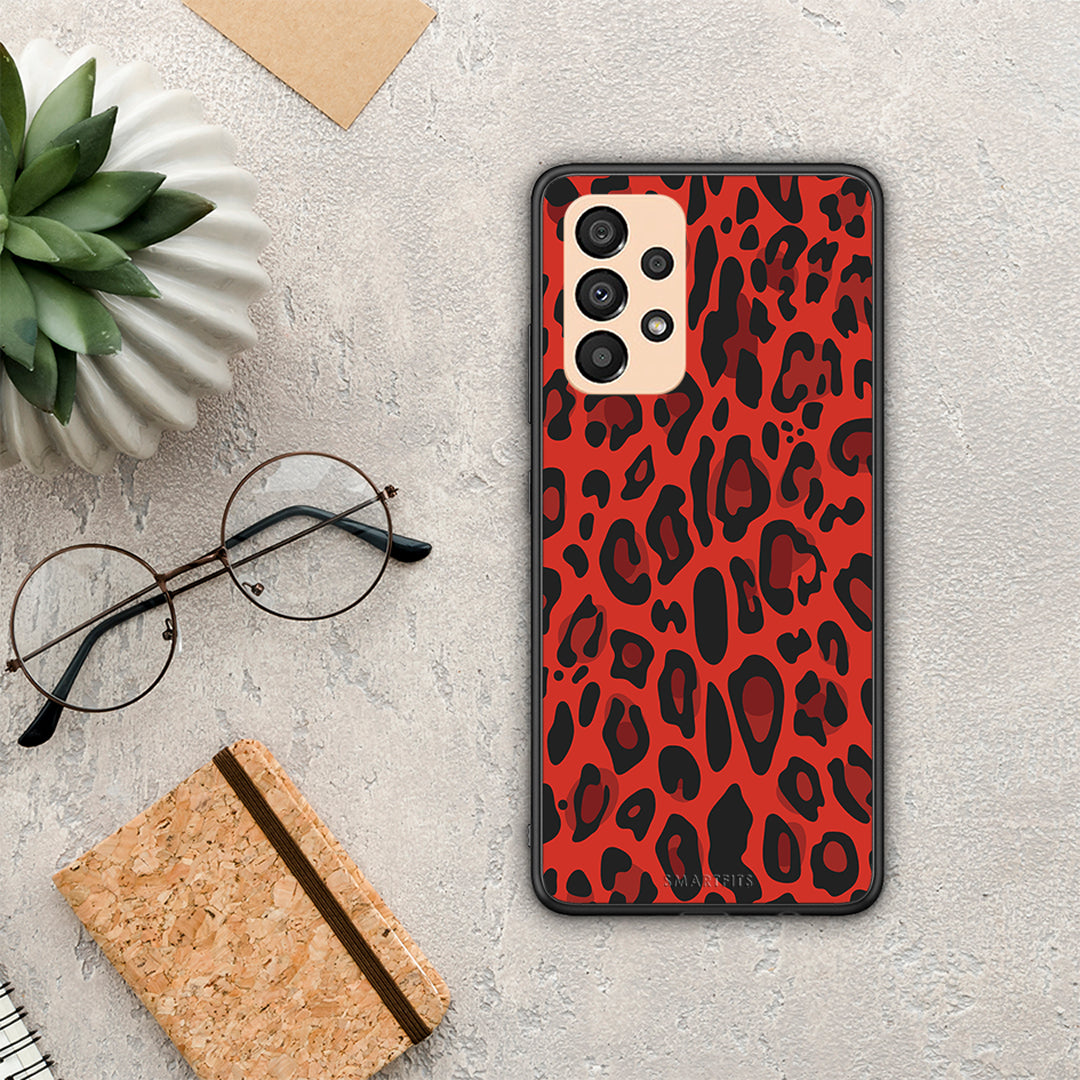 Animal Red Leopard - Samsung Galaxy A33 5G θήκη