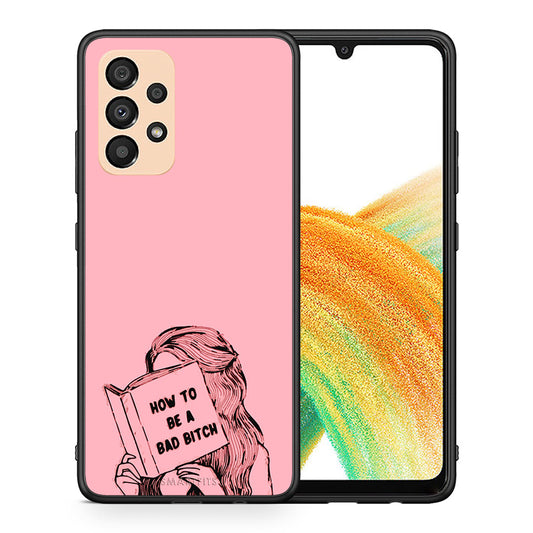 Θήκη Samsung A33 5G Bad Bitch από τη Smartfits με σχέδιο στο πίσω μέρος και μαύρο περίβλημα | Samsung A33 5G Bad Bitch case with colorful back and black bezels