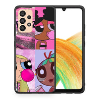 Thumbnail for Θήκη Αγίου Βαλεντίνου Samsung A33 5G Bubble Girls από τη Smartfits με σχέδιο στο πίσω μέρος και μαύρο περίβλημα | Samsung A33 5G Bubble Girls case with colorful back and black bezels
