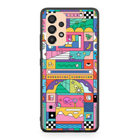 Thumbnail for Samsung A33 5G Bubbles Soap θήκη από τη Smartfits με σχέδιο στο πίσω μέρος και μαύρο περίβλημα | Smartphone case with colorful back and black bezels by Smartfits