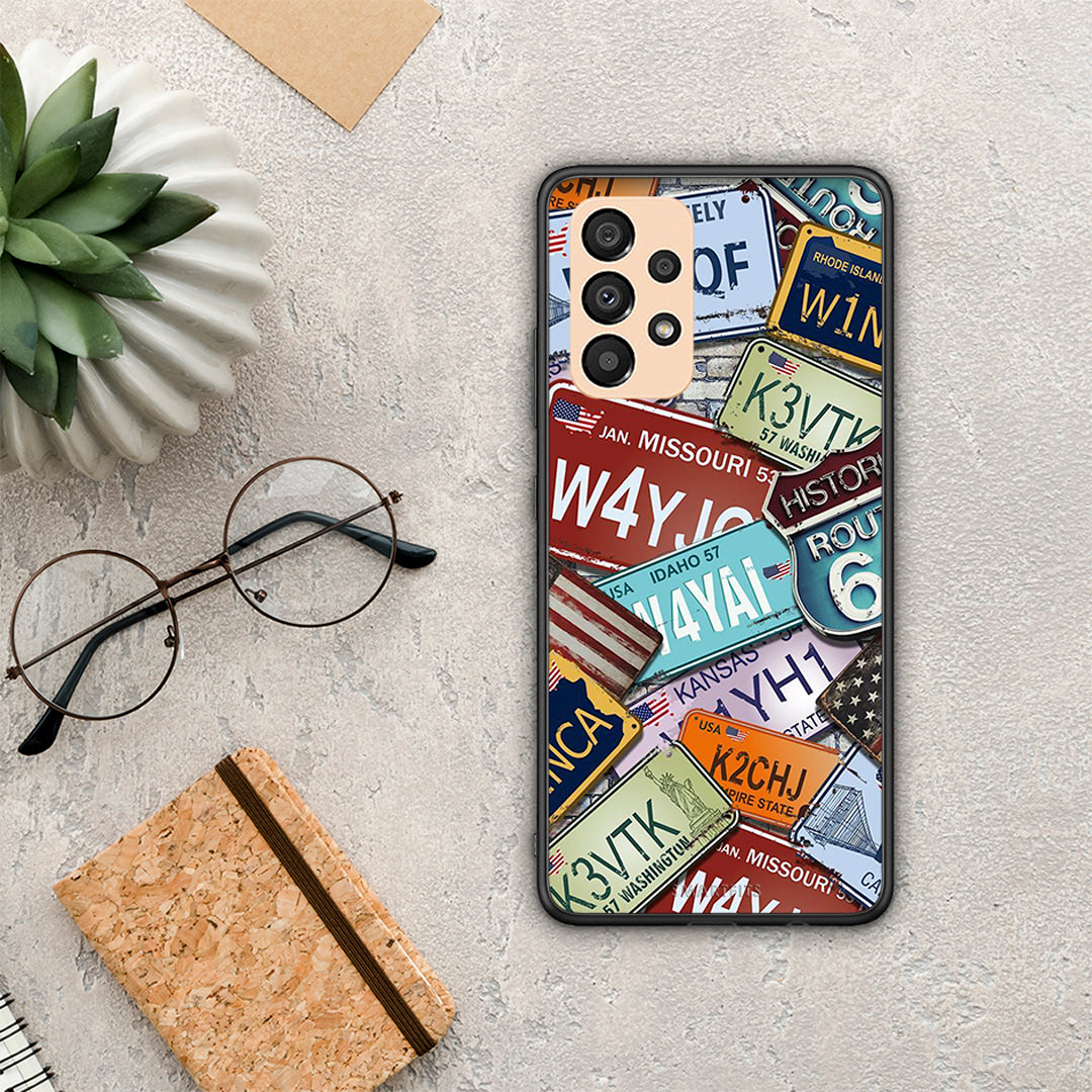 Car Plates - Samsung Galaxy A33 5G θήκη