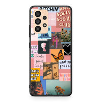 Thumbnail for Samsung A33 5G Collage Bitchin Θήκη Αγίου Βαλεντίνου από τη Smartfits με σχέδιο στο πίσω μέρος και μαύρο περίβλημα | Smartphone case with colorful back and black bezels by Smartfits