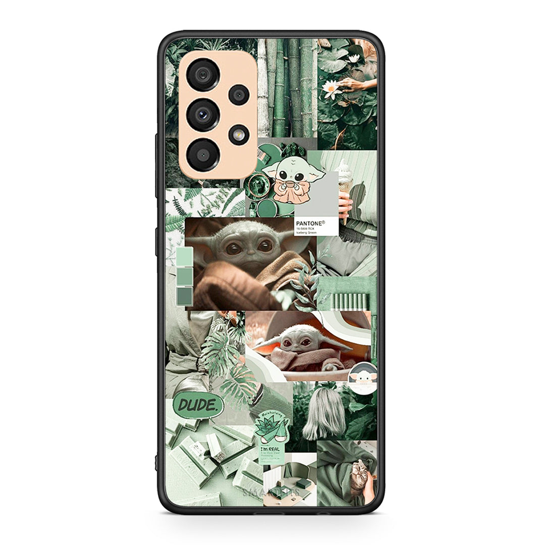 Samsung A33 5G Collage Dude Θήκη Αγίου Βαλεντίνου από τη Smartfits με σχέδιο στο πίσω μέρος και μαύρο περίβλημα | Smartphone case with colorful back and black bezels by Smartfits