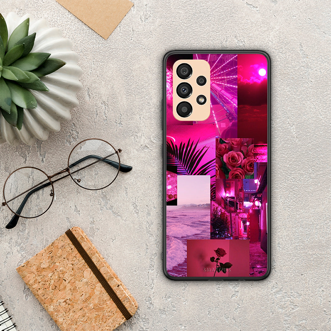 Collage Red Roses - Samsung Galaxy A33 5G θήκη
