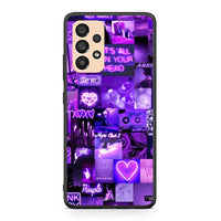 Thumbnail for Samsung A33 5G Collage Stay Wild Θήκη Αγίου Βαλεντίνου από τη Smartfits με σχέδιο στο πίσω μέρος και μαύρο περίβλημα | Smartphone case with colorful back and black bezels by Smartfits