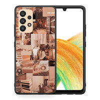 Thumbnail for Θήκη Αγίου Βαλεντίνου Samsung A33 5G Collage You Can από τη Smartfits με σχέδιο στο πίσω μέρος και μαύρο περίβλημα | Samsung A33 5G Collage You Can case with colorful back and black bezels