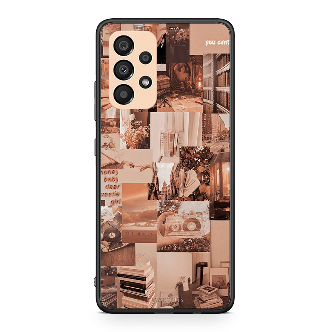 Samsung A33 5G Collage You Can Θήκη Αγίου Βαλεντίνου από τη Smartfits με σχέδιο στο πίσω μέρος και μαύρο περίβλημα | Smartphone case with colorful back and black bezels by Smartfits