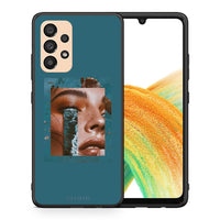 Thumbnail for Θήκη Samsung A33 5G Cry An Ocean από τη Smartfits με σχέδιο στο πίσω μέρος και μαύρο περίβλημα | Samsung A33 5G Cry An Ocean case with colorful back and black bezels