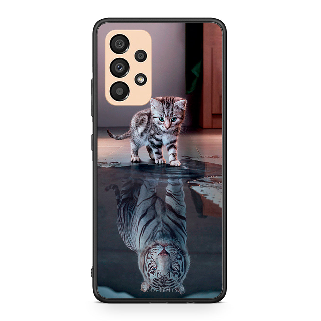 4 - Samsung A33 5G Tiger Cute case, cover, bumper