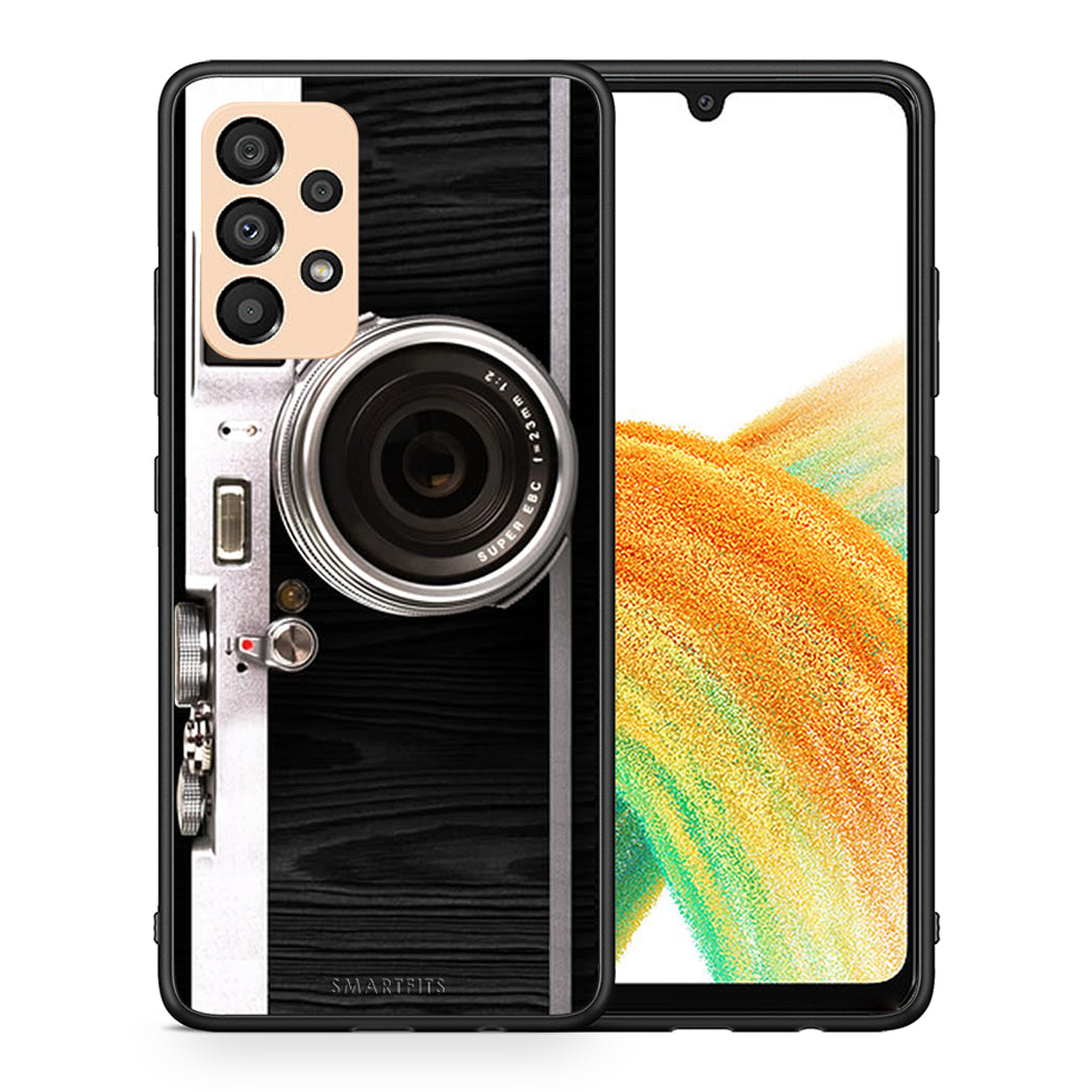 Θήκη Samsung A33 5G Emily In Paris από τη Smartfits με σχέδιο στο πίσω μέρος και μαύρο περίβλημα | Samsung A33 5G Emily In Paris case with colorful back and black bezels