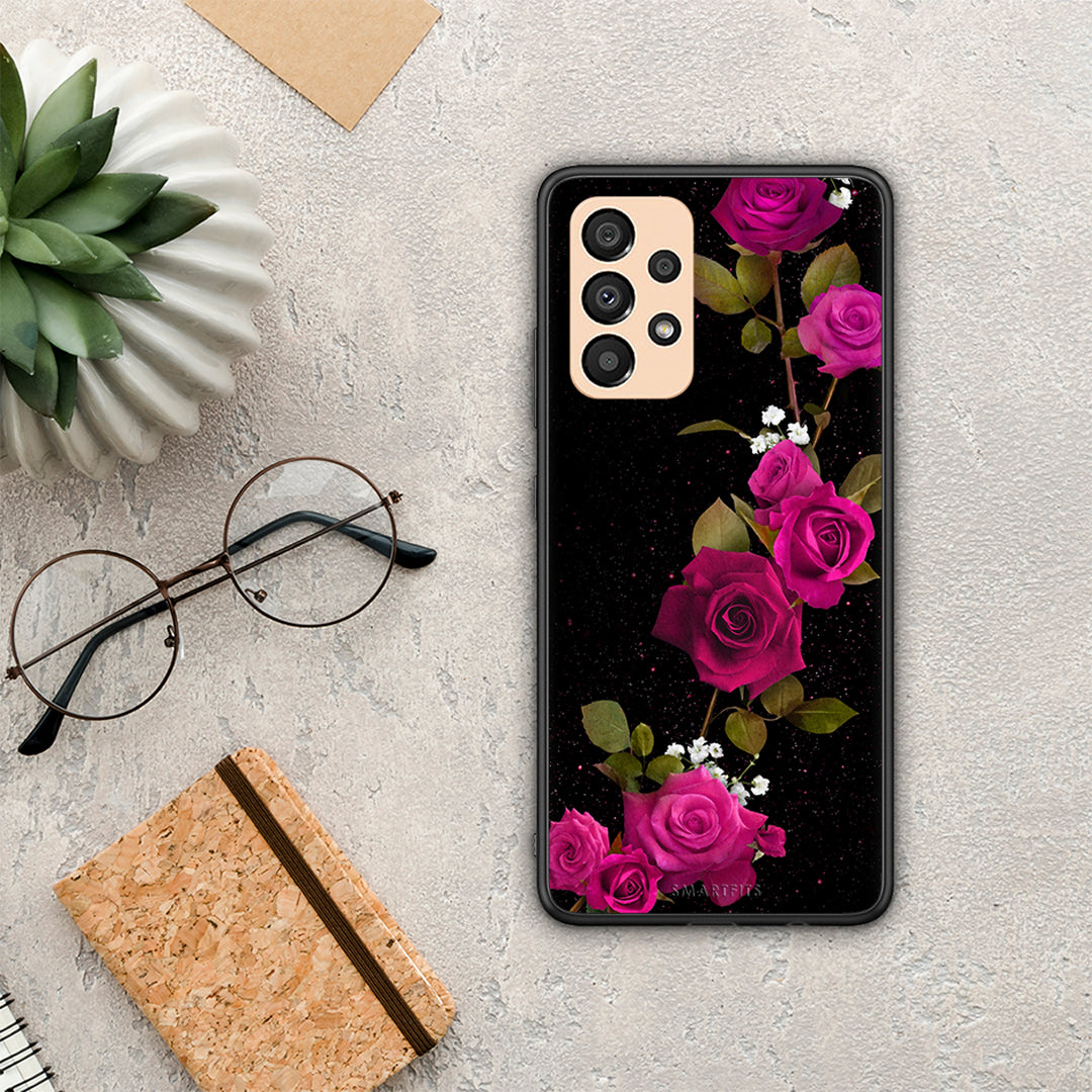Flower Red Roses - Samsung Galaxy A33 5G θήκη