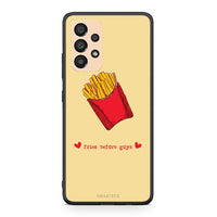 Thumbnail for Samsung A33 5G Fries Before Guys Θήκη Αγίου Βαλεντίνου από τη Smartfits με σχέδιο στο πίσω μέρος και μαύρο περίβλημα | Smartphone case with colorful back and black bezels by Smartfits