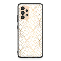 Thumbnail for 111 - Samsung A33 5G Luxury White Geometric case, cover, bumper