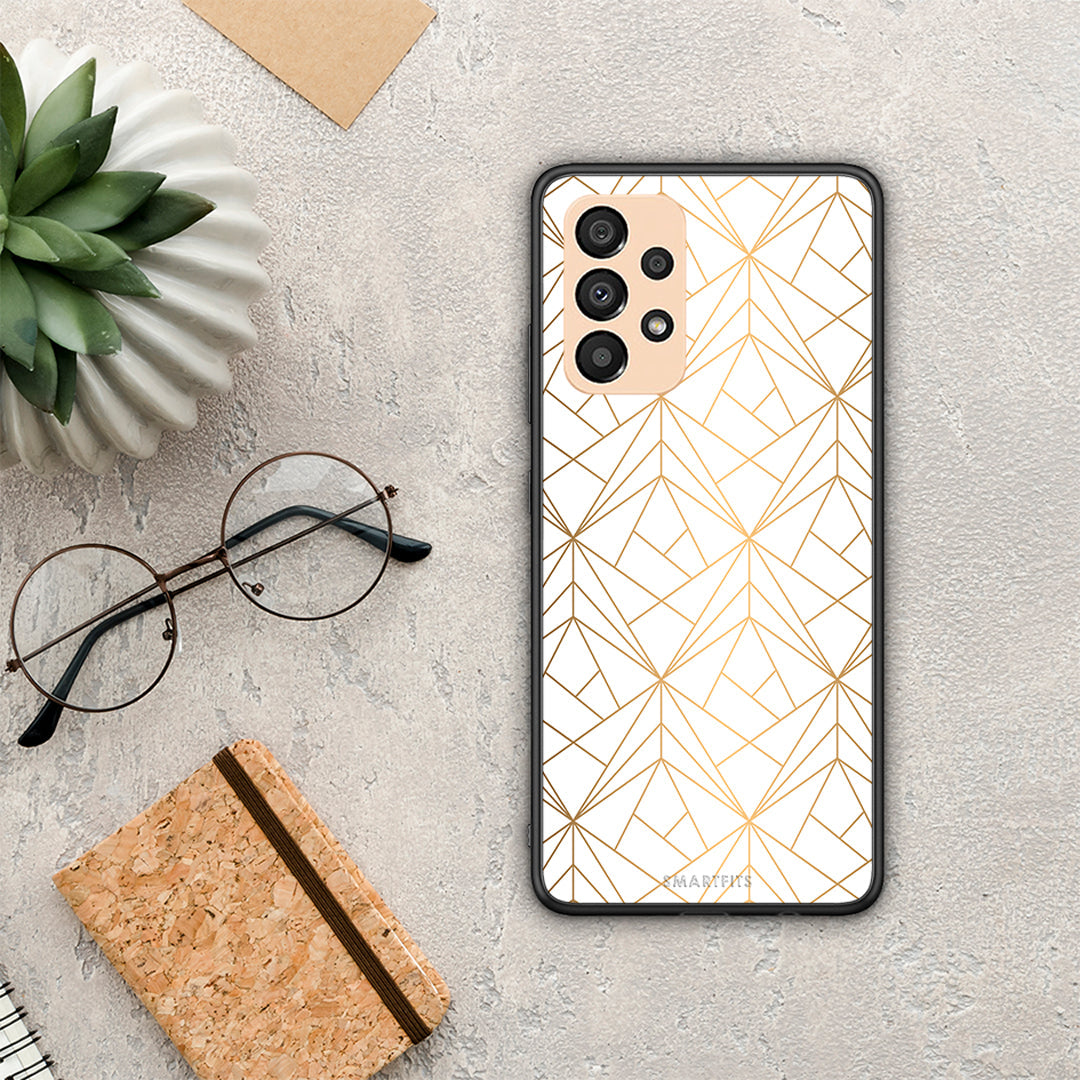 Geometric Luxury White - Samsung Galaxy A33 5G θήκη