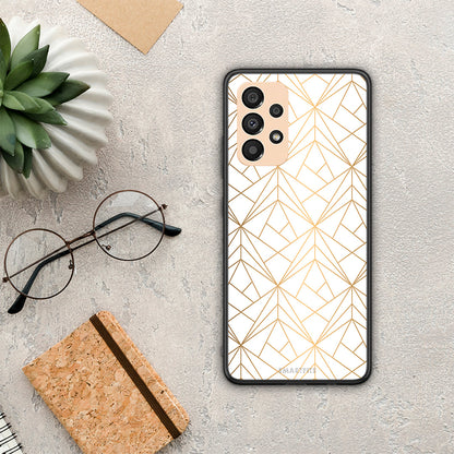 Geometric Luxury White - Samsung Galaxy A33 5G θήκη