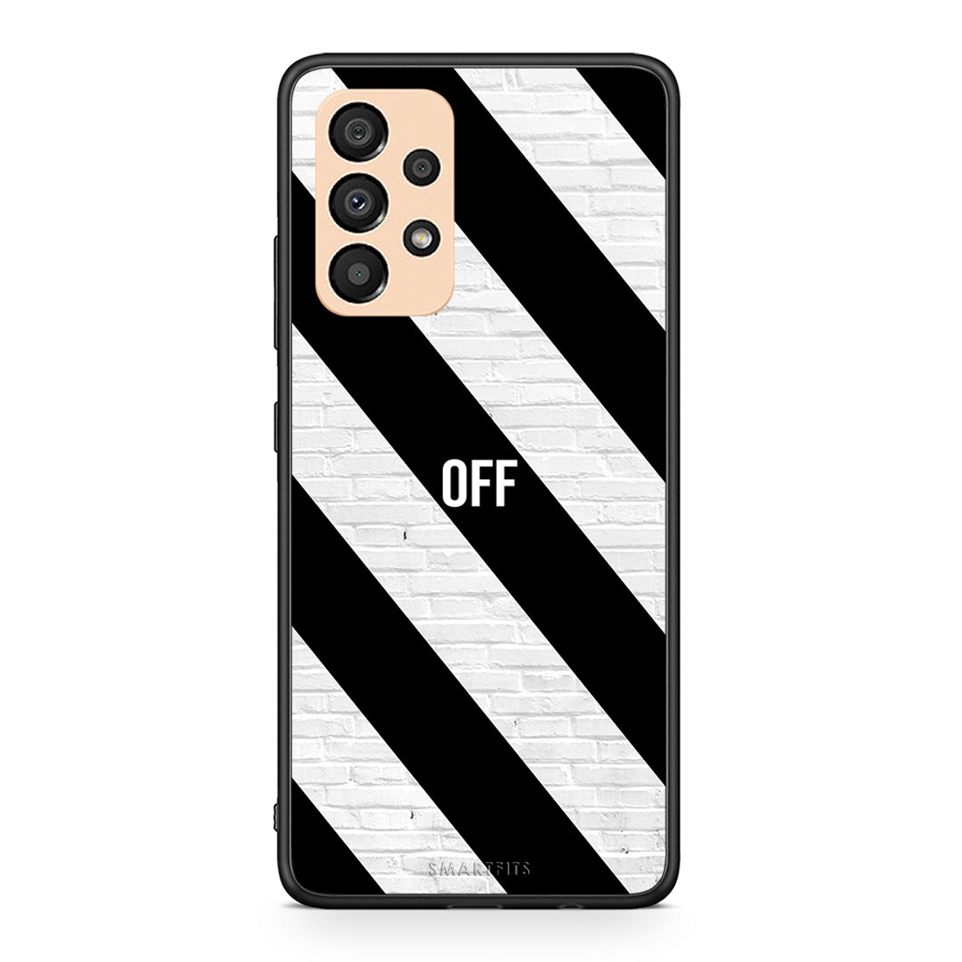 Samsung A33 5G Get Off θήκη από τη Smartfits με σχέδιο στο πίσω μέρος και μαύρο περίβλημα | Smartphone case with colorful back and black bezels by Smartfits