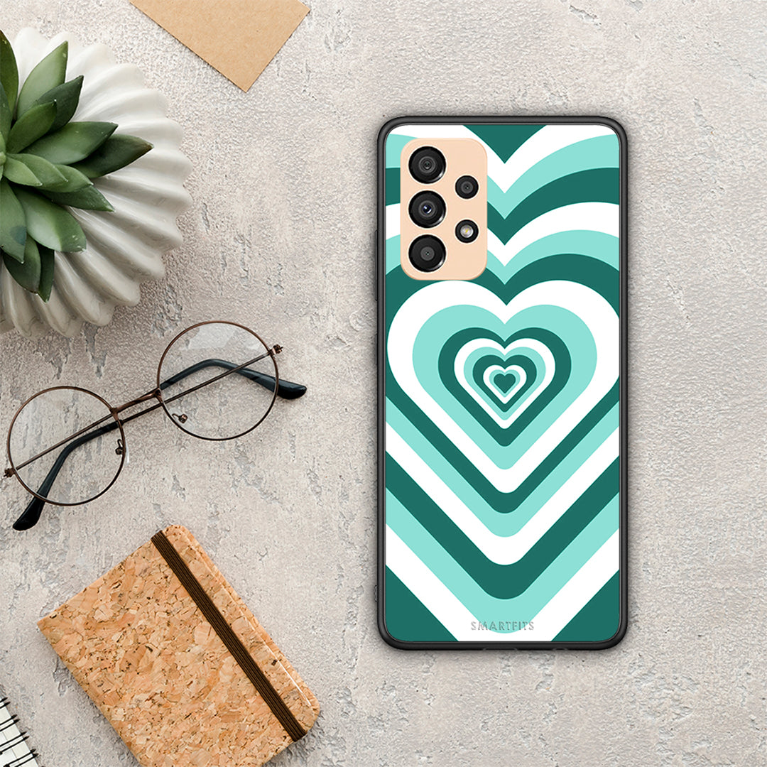 Green Hearts - Samsung Galaxy A33 5G θήκη