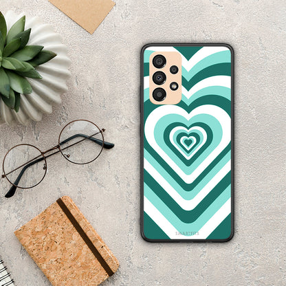 Green Hearts - Samsung Galaxy A33 5G θήκη