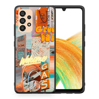 Thumbnail for Θήκη Αγίου Βαλεντίνου Samsung A33 5G Groovy Babe από τη Smartfits με σχέδιο στο πίσω μέρος και μαύρο περίβλημα | Samsung A33 5G Groovy Babe case with colorful back and black bezels